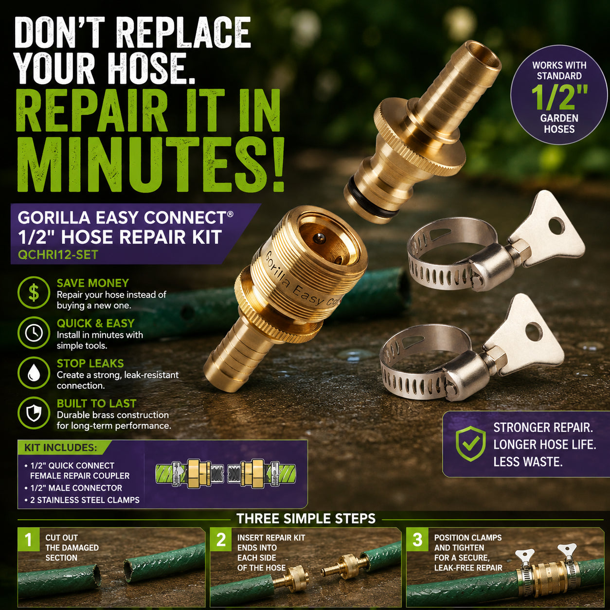 Don’t Replace the Hose—Repair It in Minutes