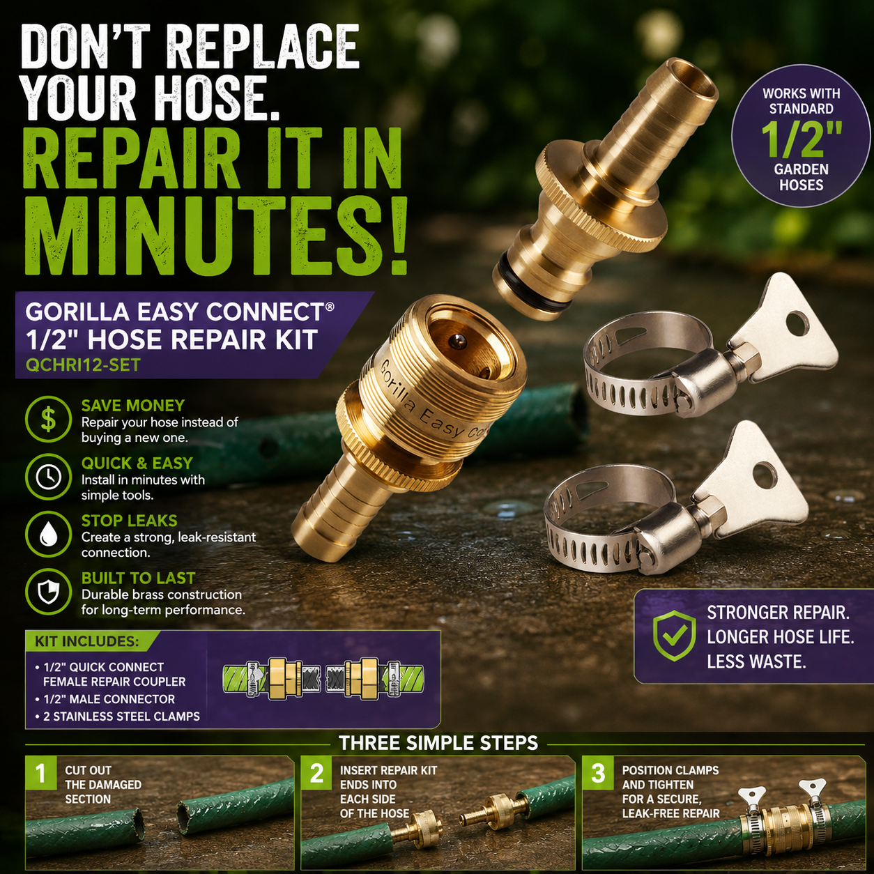Don’t Replace the Hose—Repair It in Minutes