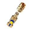 GORILLA EASY CONNECT BALL VALVE SHUT OFF VALVE WITH QUICK CONNECT FOR GARDEN HOSE 3/4" GHT GARDEN HOSE THREAD