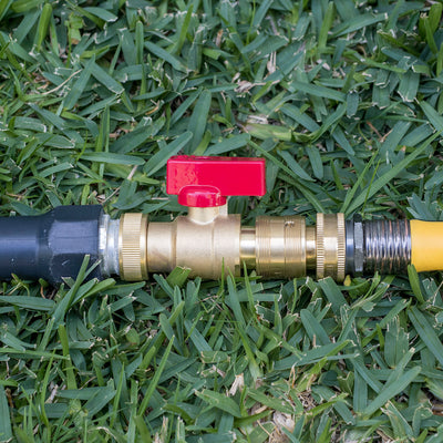 GORILLA EASY CONNECT FEMALE TO FEMALE SHUT OFF VALVE BALL VALVE FOR GARDEIING WINDOW WASHING ACCESSORY RV BOAT
