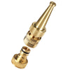 GORILLA EASY CONNECT SOLID BRASS GARDENING SWEEPER NOZZLE WITH QUICK CONNECT 3/4" GHT THREAD LEAK PROOF CORROSIVE RESISTANT