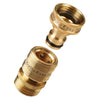 Gorilla Easy Connect Locking Garden Hose Quick Connector SECURE LOCK 3/4 IN GH LEAK PROOF SOLID BRASS