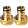 GORILLA EASY CONNECT LEAD FREE QUICK CONNECT SOLID BRASS CONNECTORS FOR GARDEN HOSE 3/4" GHT GARDEN HOSE THREAD