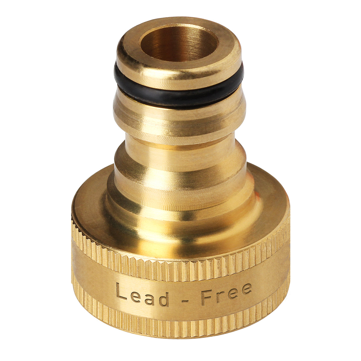 GORILLA EASY CONNECT® Lead-Free Male Solid Brass Quick Connect  Standard ¾ Inch GHT Fitting. (2 Pack)