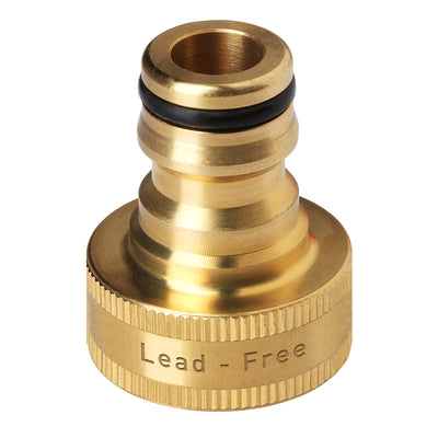 GORILLA EASY CONNECT® Lead-Free Male Solid Brass Quick Connect  Standard ¾ Inch GHT Fitting. (2 Pack)