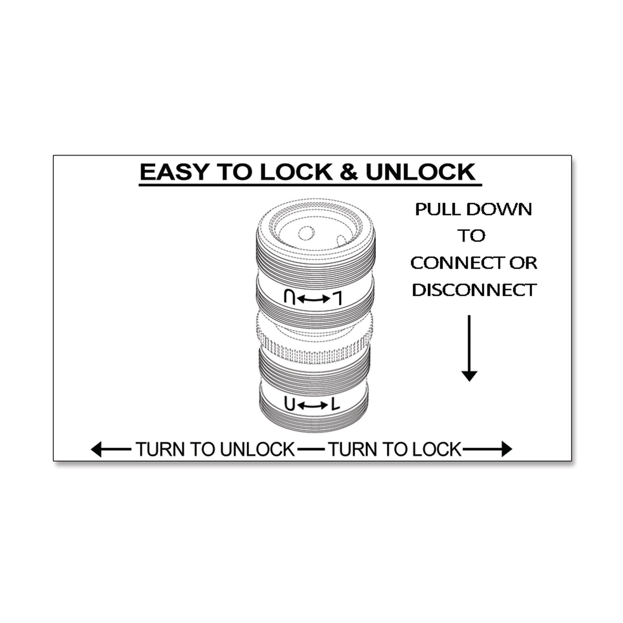 "Connect and repair garden hoses with the GORILLA EASY CONNECT Double-Sided Female Quick Connect with SecureLock™. Made from durable solid brass, it’s leak-proof, handles up to 200 PSI, and offers easy one-handed operation. Ideal for gardening and watering systems."