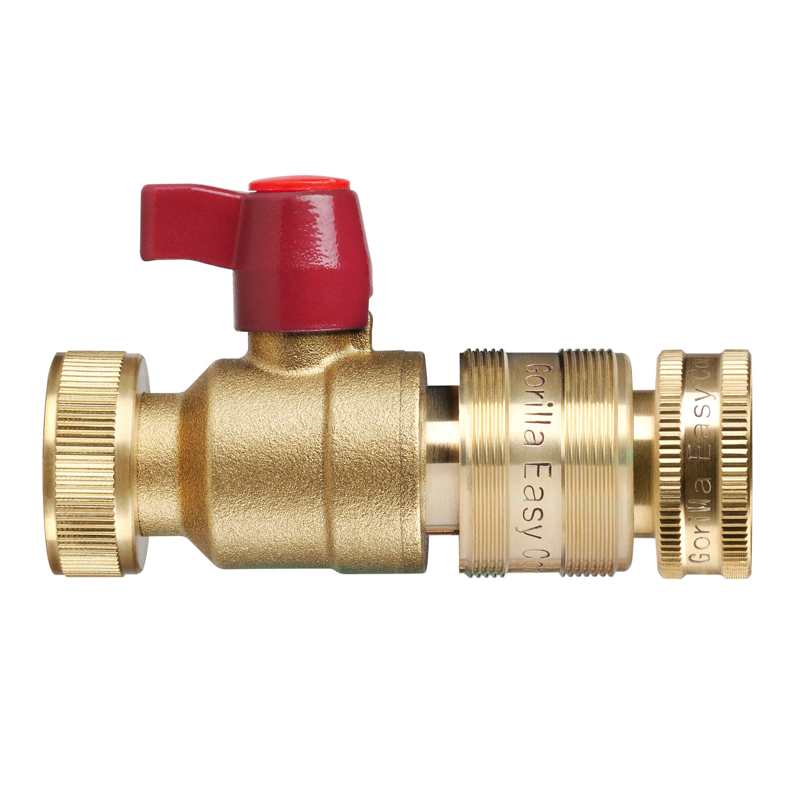 GORILLA EASY CONNECT Solid Brass Integrated Female Shut-Off Valve