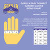 GORILLA EASY CONNECT® Gardening Gloves with adjustable strap.